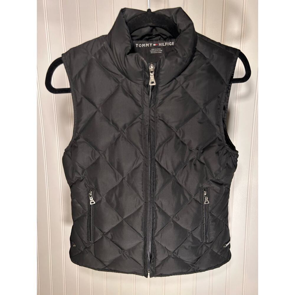 Tommy Hilfiger women black vest size SP ￼